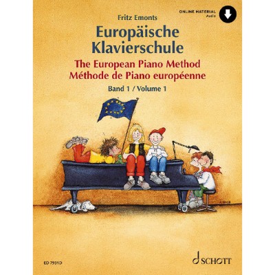 EMONTS FRITZ - EUROPEAN PIANO METHOD VOL.1