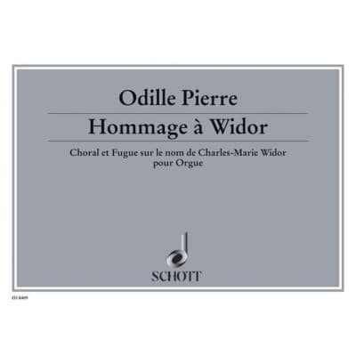 PIERRE - HOMMAGE À WIDOR OP. 5 - ORGUE