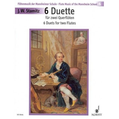 STAMITZ JOHANN - SIX DUETS - 2 FLUTES