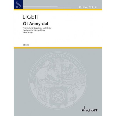 LIGETI GYORGY - OT ARANY-DAL - VOICE AND PIANO