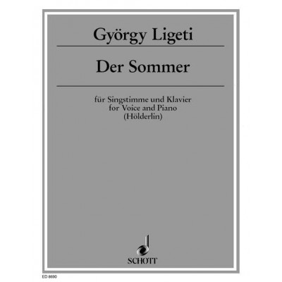 LIGETI G - DER SOMMER - VOIX ET PIANO