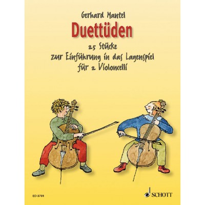 MANTEL GERHARD - DUETUDES - 2 CELLOS