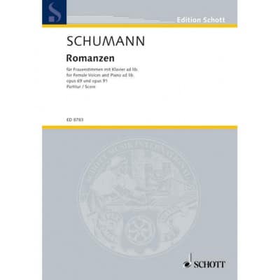 Schumann Robert - Romanzen Op. 69 U. 91 - Female Voices ; Piano Ad Lib.