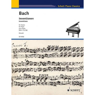BACH J.S. - INVENTIONS AND SINFONIAS BWV 772 - 801 - PIANO