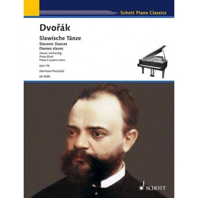 DVORÁK - DANSES SLAVES OP. 46 - PIANO (4 HETS)
