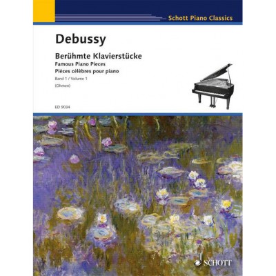 DEBUSSY - PIÈCES CÉLÈBRES POUR PIANO VOL. 1 - PIANO