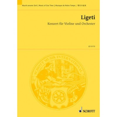 SCHOTT Ligeti - Concerto - Violon et Orchestre