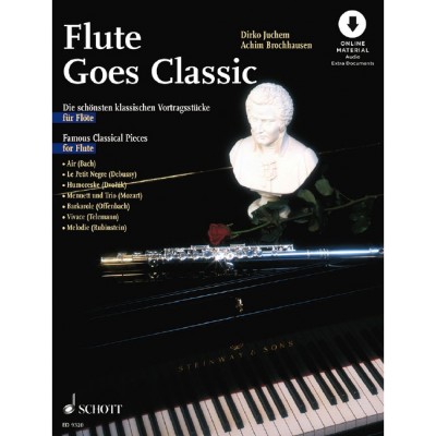 SCHOTT FLUTE GOES CLASSIC + CD - FLUTE, PIANO AD LIB.