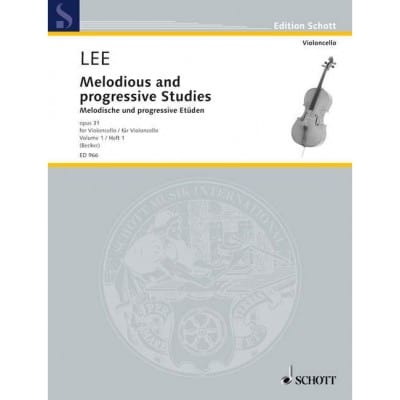 LEE SEBASTIAN - MELODIOUS AND PROGRESSIVE STUDIES OP 31 HEFT 1 - CELLO