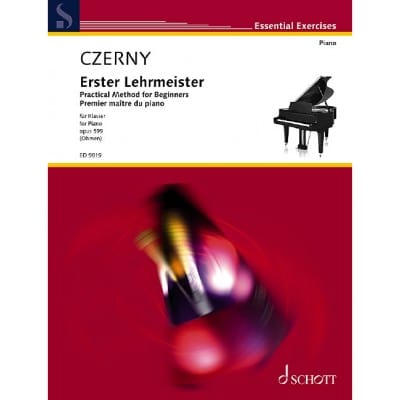 CZERNY - PREMIER MAÎTRE DU PIANO OP. 599 - PIANO