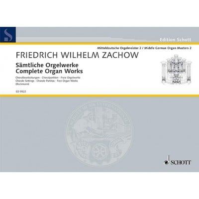 ZACHOW - COMPLETE ORGAN WORKS VOL. 2 - ORGUE