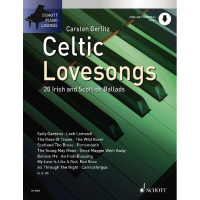 CELTIC LOVESONGS + CD - PIANO