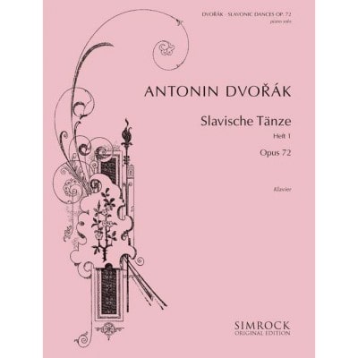  Dvorak Anton - Danses Slaves Op.72 Vol.1 - Piano