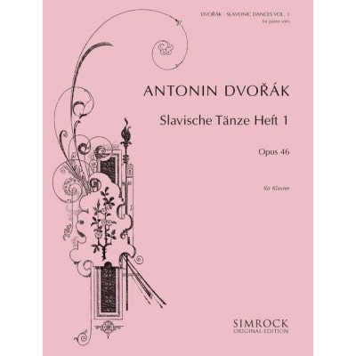 DVORAK ANTONIN - SLAVONIC DANCES OP.46 BAND 1 - PIANO