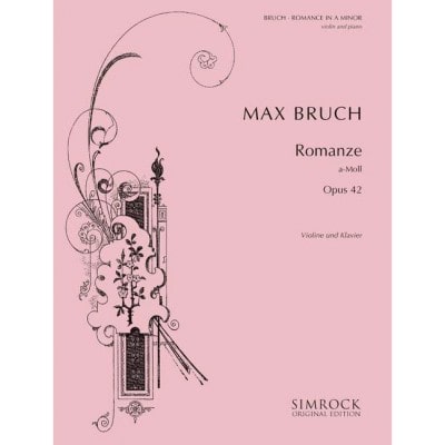 BRUCH - ROMANCE IN A MINOR OP. 42 - VIOLON ET ORCHESTRE