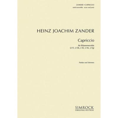 SIMROCK ZANDER H.J. - CAPRICCIO - WIND INSTRUMENTS-ENSEMBLE