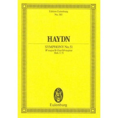  Haydn Joseph - Symphony No.51 Bb Major Hob. I: 51 - Orchestra