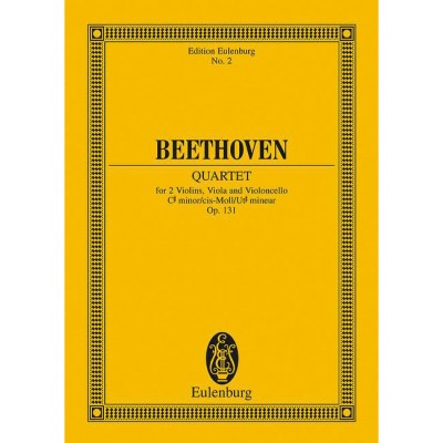  Beethoven Ludwig Van - String Quartet C# Minor Op. 131 - String Quartet