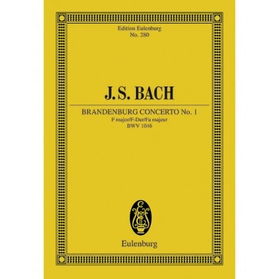 BACH J.S. - BRANDENBURG CONCERTO NO 1 F MAJOR BWV 1046