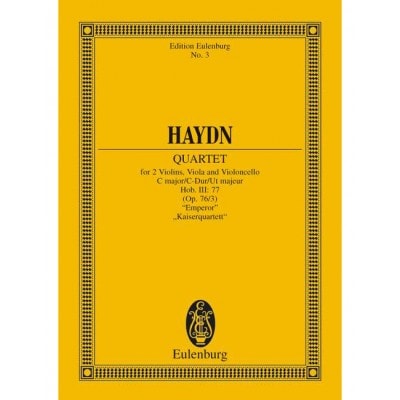 HAYDN JOSEPH - STRING QUARTET C MAJOR, 