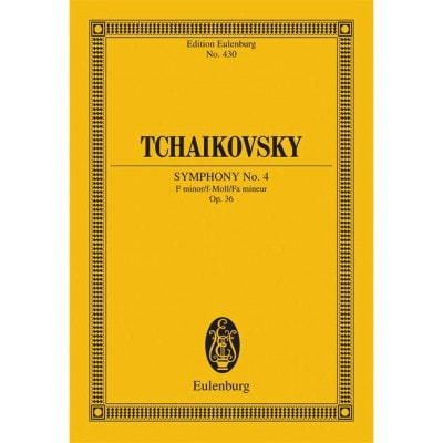 TCHAIKOVSKY P.I. - SYMPHONY NO. 4 F MINOR OP. 36 CW 24 - ORCHESTRA