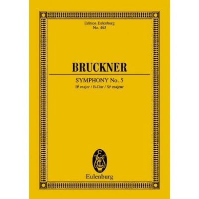 BRUCKNER ANTON - SYMPHONY N°5 - SCORE