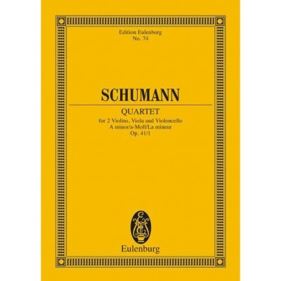  Schumann Robert - String Quartet A Minor Op. 41/1 - String Quartet