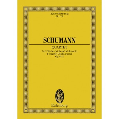  Schumann Robert - String Quartet F Major Op. 41/2 - String Quartet