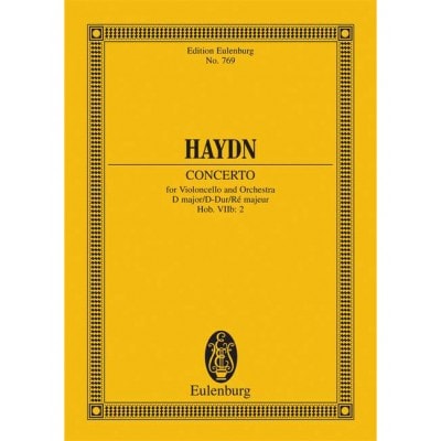 HAYDN JOSEPH - CONCERTO D MAJOR OP 101 HOB VIIB: 2 - CELLO AND ORCHESTRA