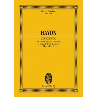 HAYDN - CONCERT RÉ MAJEUR OP. 101 HOB. VIIB: 2 - VIOLONCELLE ET ORCHESTRE