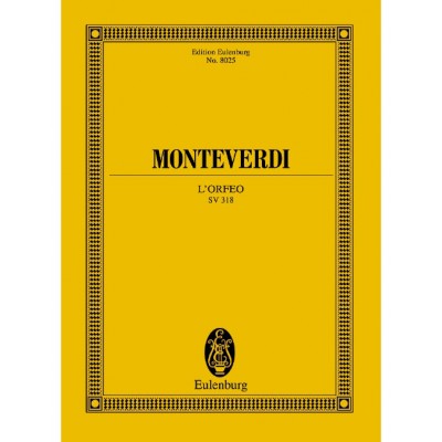  Monteverdi Claudio - L'orfeo  Sv 318 - Solo Parts, Choir And Orchestra