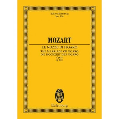 MOZART W.A. - THE MARRIAGE OF FIGARO KV 492 - SOLOISTS, CHOIR AND ORCHESTRA