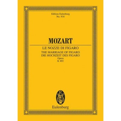 MOZART - LA MARRIAGE DE FIGARO KV 492 - SOLOISTS, CHOEUR ET ORCHESTRE