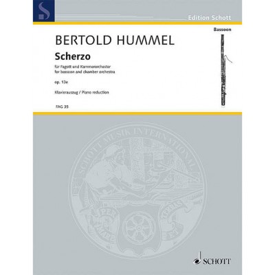 HUMMEL B. - SCHERZO OP. 13E - BASSON