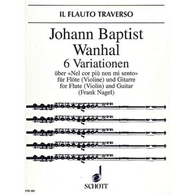  Vanhal J.b. - 6 Variations Op.42 - Flute (violin) And Guitar