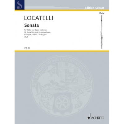 LOCATELLI - SONATA BB MAJOR - FLUTE ET BASSO CONTINUO