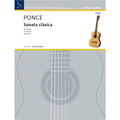 PONCE - SONATA CLÁSICA - GUITARE