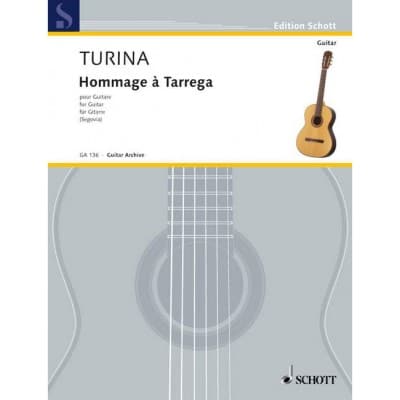  Turina Joaquin - Hommage  Tarrega Op. 69 - Guitar