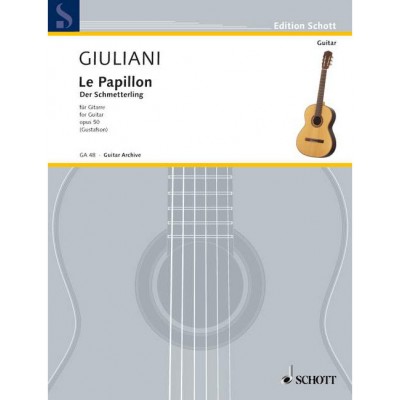 GIULIANI - LE PAPILLON OP. 50 - GUITARE
