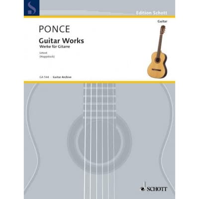 PONCE - OEUVRES POUR GUITARE - GUITARE