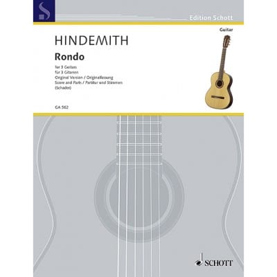 HINDEMITH P. - RONDO - GUITARE