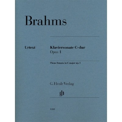 BRAHMS J. - SONATE POUR PIANO EN UT MAJEUR OP.1