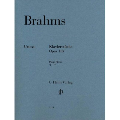 BRAHMS J. - PIANO PIECES OP. 118