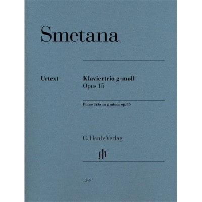 SMETANA BEDRICH - PIANO TRIO IN G MINOR OP.15