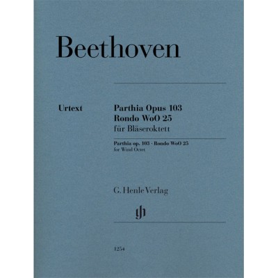 HENLE VERLAG BEETHOVEN L.V. - PARTHIA OP.103 - RONDO WOO 25 - WIND OCTET