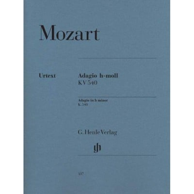 MOZART W.A. - ADAGIO IN B MINOR K. 540