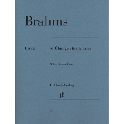 HENLE VERLAG Brahms - 51 Exercises - Piano