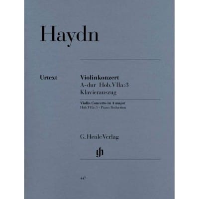 HAYDN J. - CONCERTO FOR VIOLIN AND ORCHESTRA A MAJOR HOB. VIIA:3