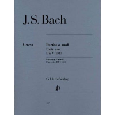 BACH - PARTITA EN LA MINEUR POUR FLÛTE SEULE BWV 1013 - FLUTE