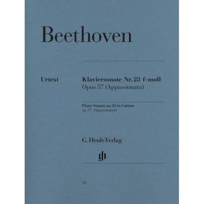 BEETHOVEN - SONATE POUR PIANO EN FA MINEUR [APPASSIONATA] OP. 57 - PIANO